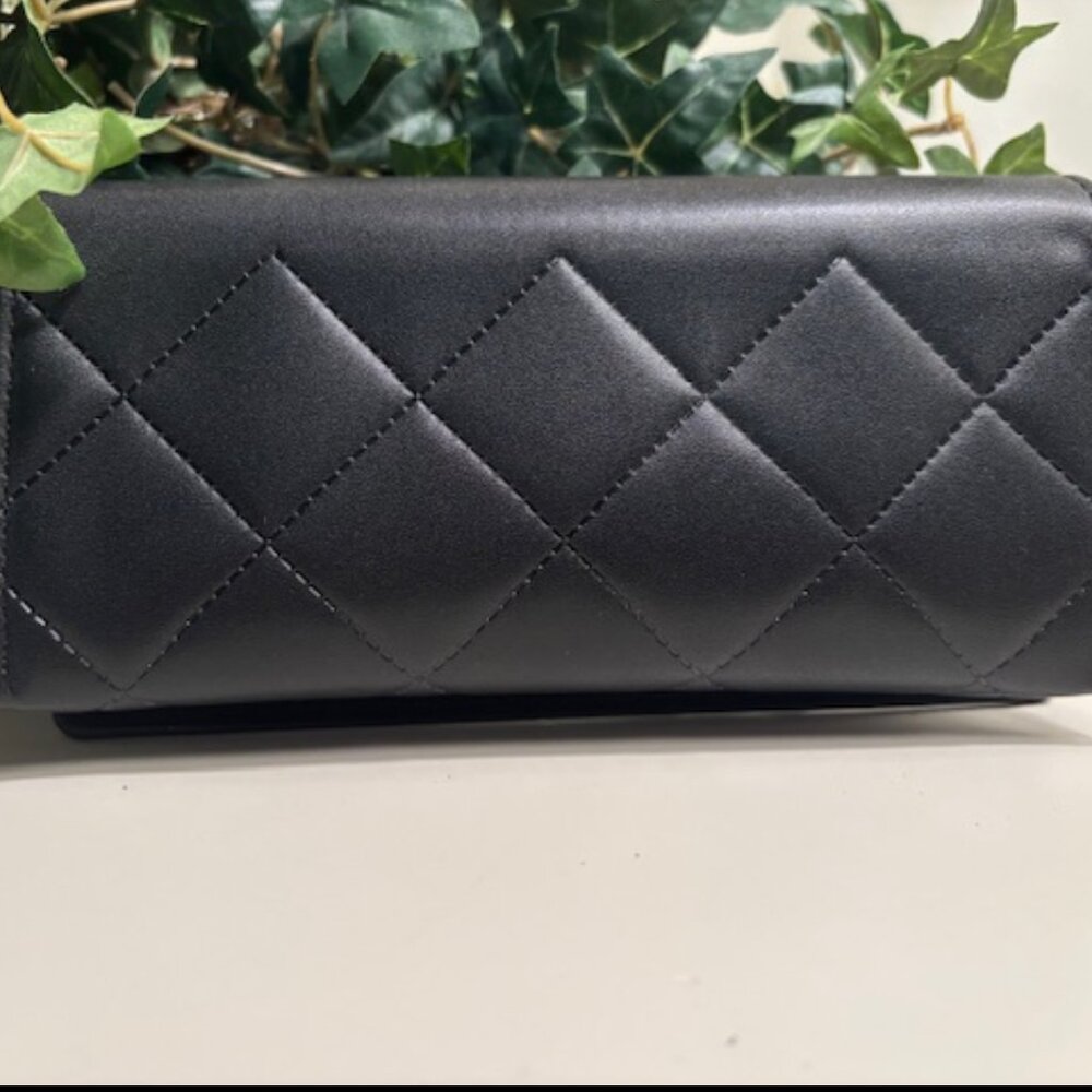 Unused Chanel Quilted Leather Eyeglass Case w/ Care Booklet *UNISEX* - Picture 3 of 15
